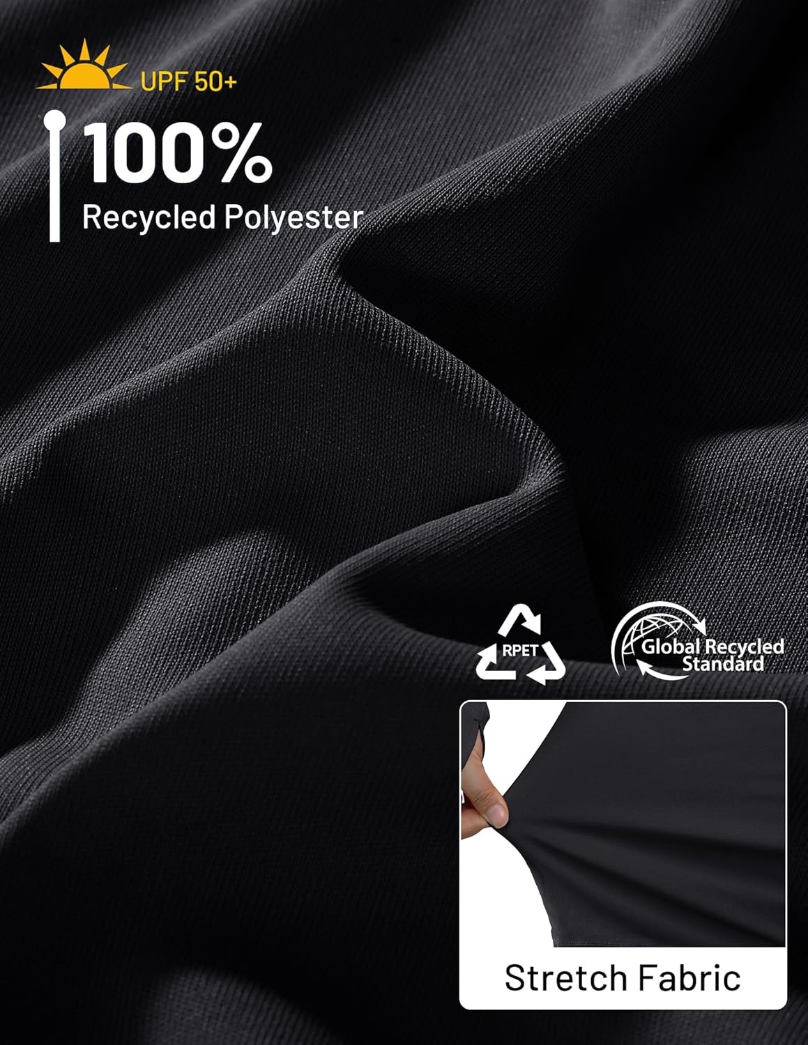 image:imageMIER Long Sleeve Sun Shirt for Women Lightweight UPF 50 UV Sun Protection Hoodie Quick Dry SPF Tops for Summer RunningBlack