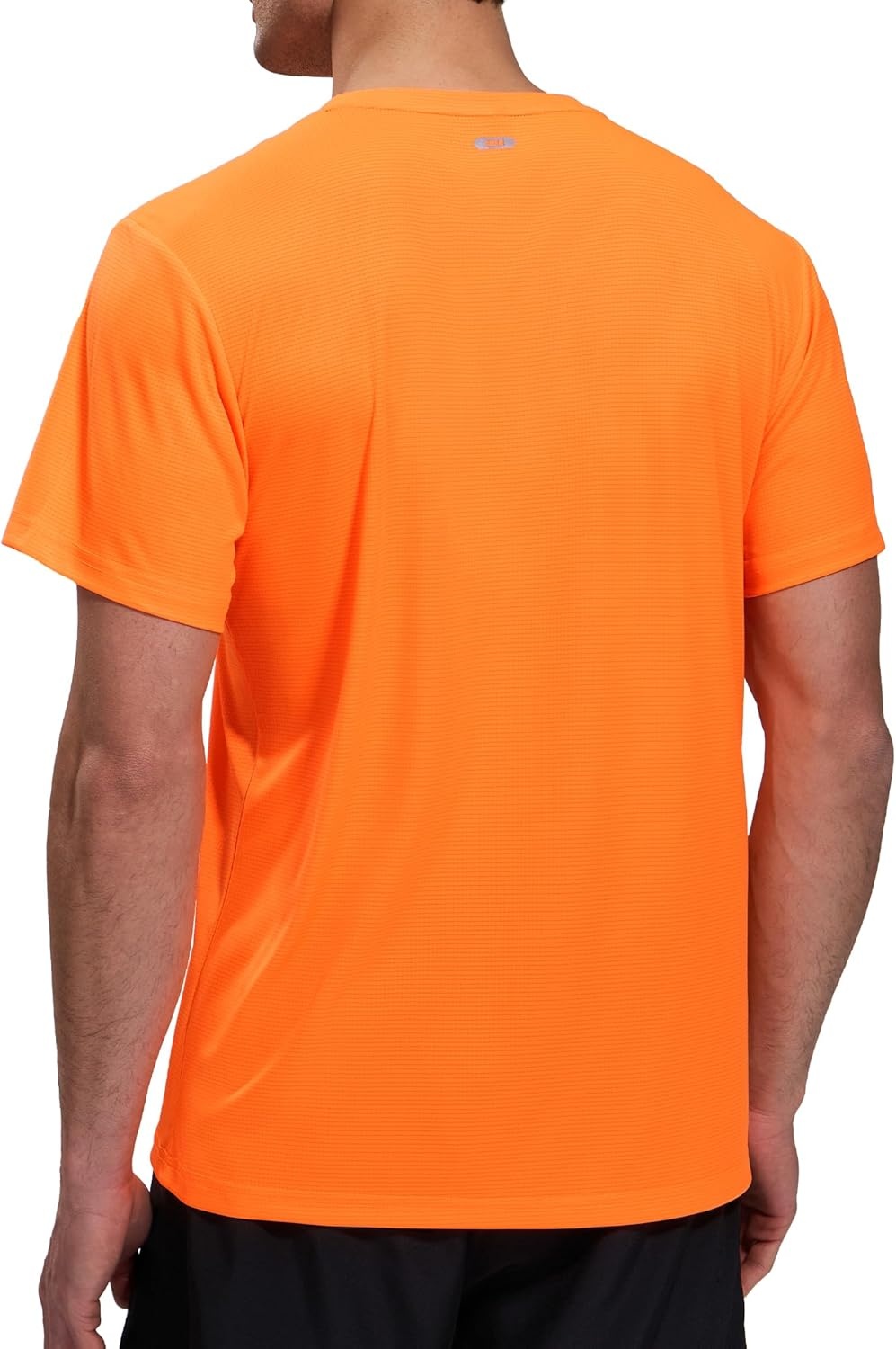 image:imageMIER Mens Dry Fit Workout TShirts Athletic Running Tshirt Short Sleeve Lightweight Airy Gym Sport Tee Shirt Crew NeckOrange
