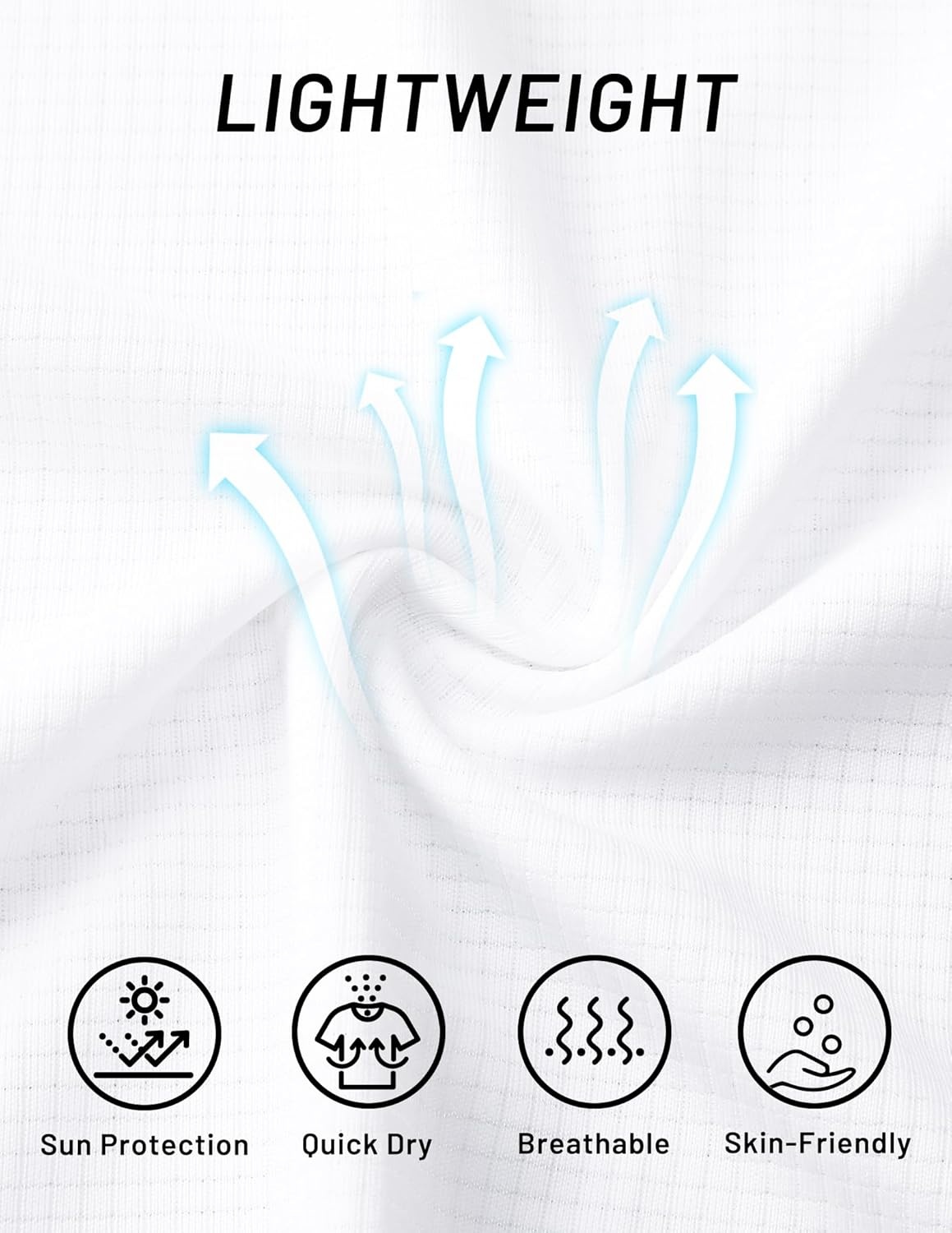 image:imageMIER Mens Dry Fit Workout TShirts Athletic Running Tshirt Short Sleeve Lightweight Airy Gym Sport Tee Shirt Crew NeckWhite
