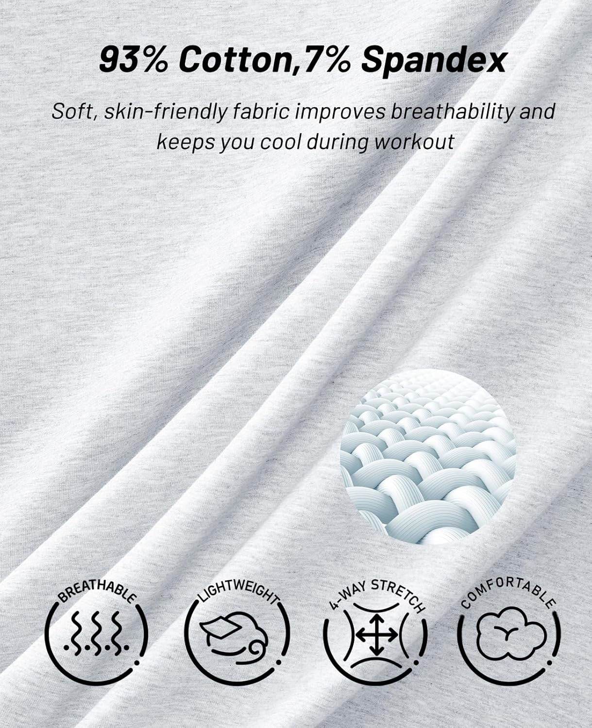 image:imageMIER Mens Tank Tops Cotton Sleeveless Muscle Shirts for Workout Running Athletic Gym Lounge Casual BreathableHeather Beige