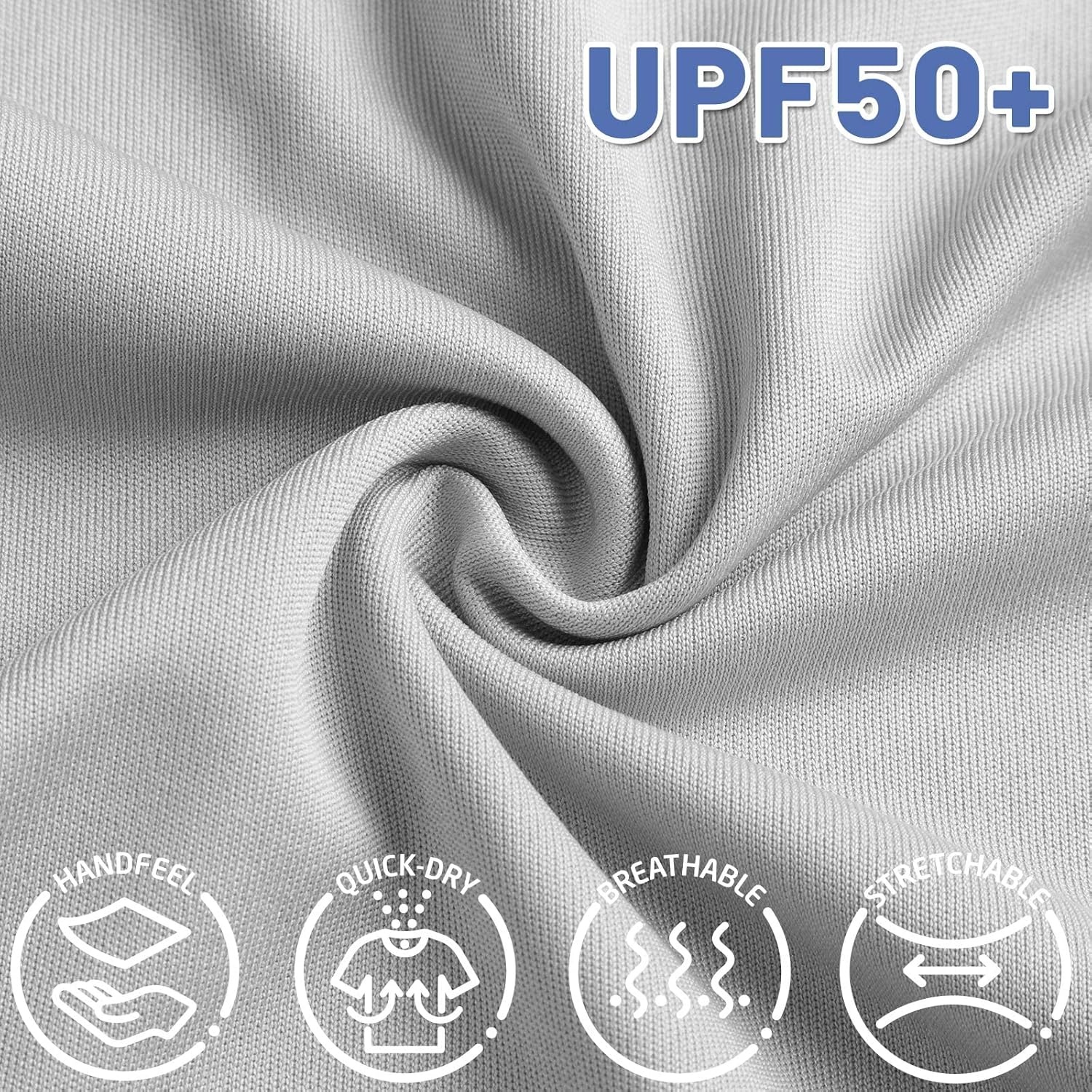 image:imageMIER Mens Workout Tank Tops UPF 50 Swim Shirts Quick Dry Running Sleeveless UV Protection Muscle TeesBlackNavyLight Grey