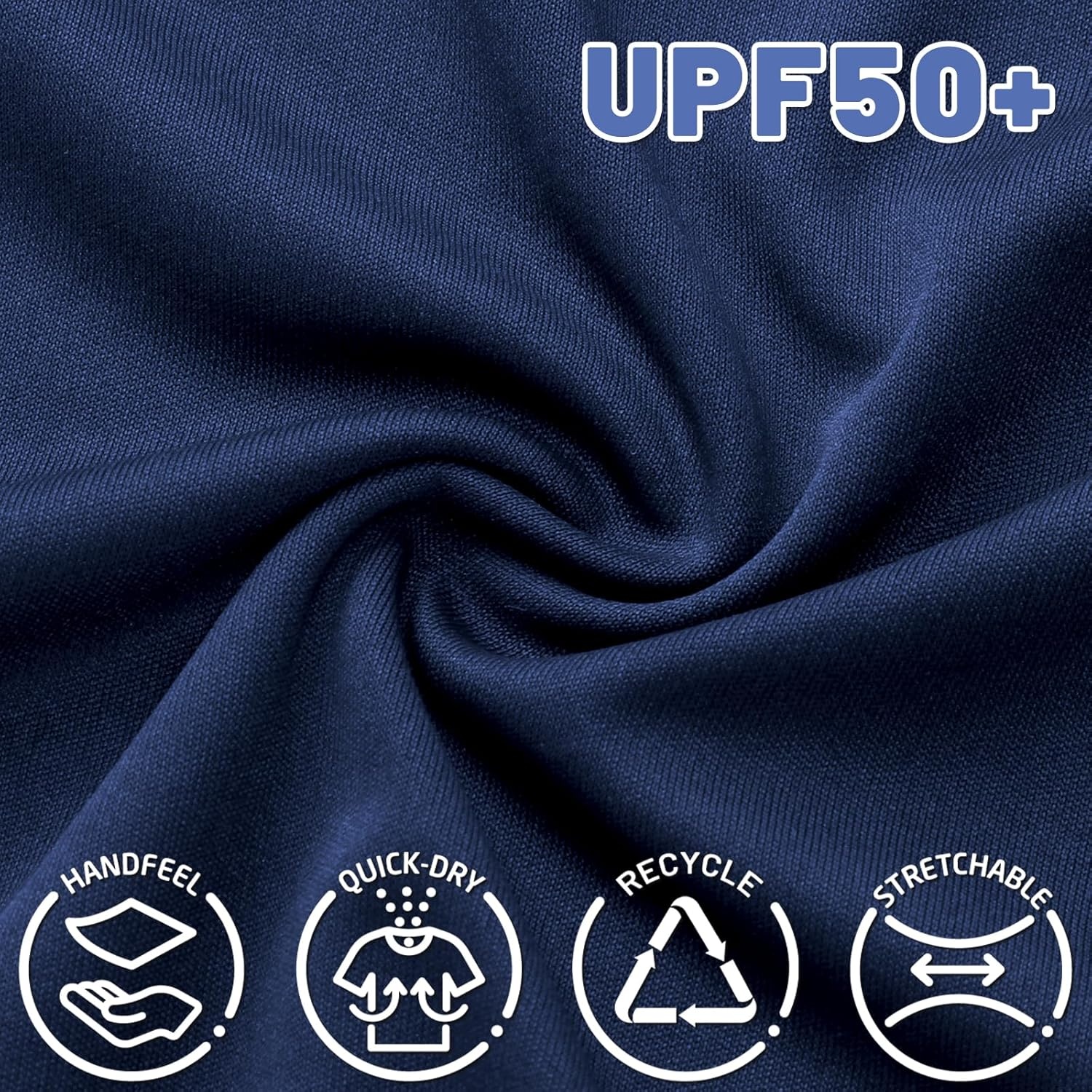image:imageMIER Mens Workout Tank Tops UPF 50 Swim Shirts Quick Dry Running Sleeveless UV Protection Muscle TeesNavy