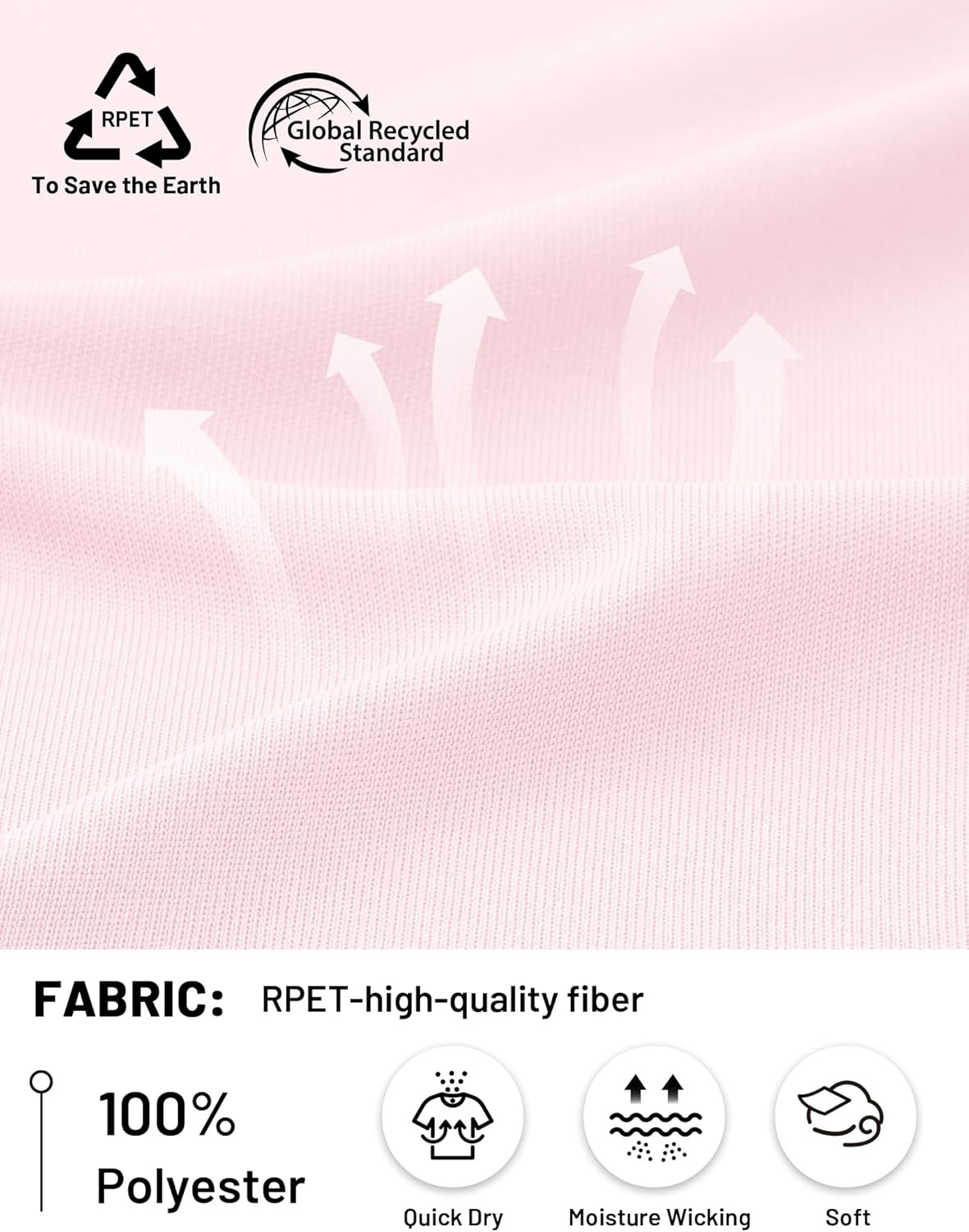 image:imageMIER Womens UPF 50 Sun Shirts Long Sleeve Workout UV Protection Dry Fit Athletic Running Gym Hiking Tops LightweightLight Pink