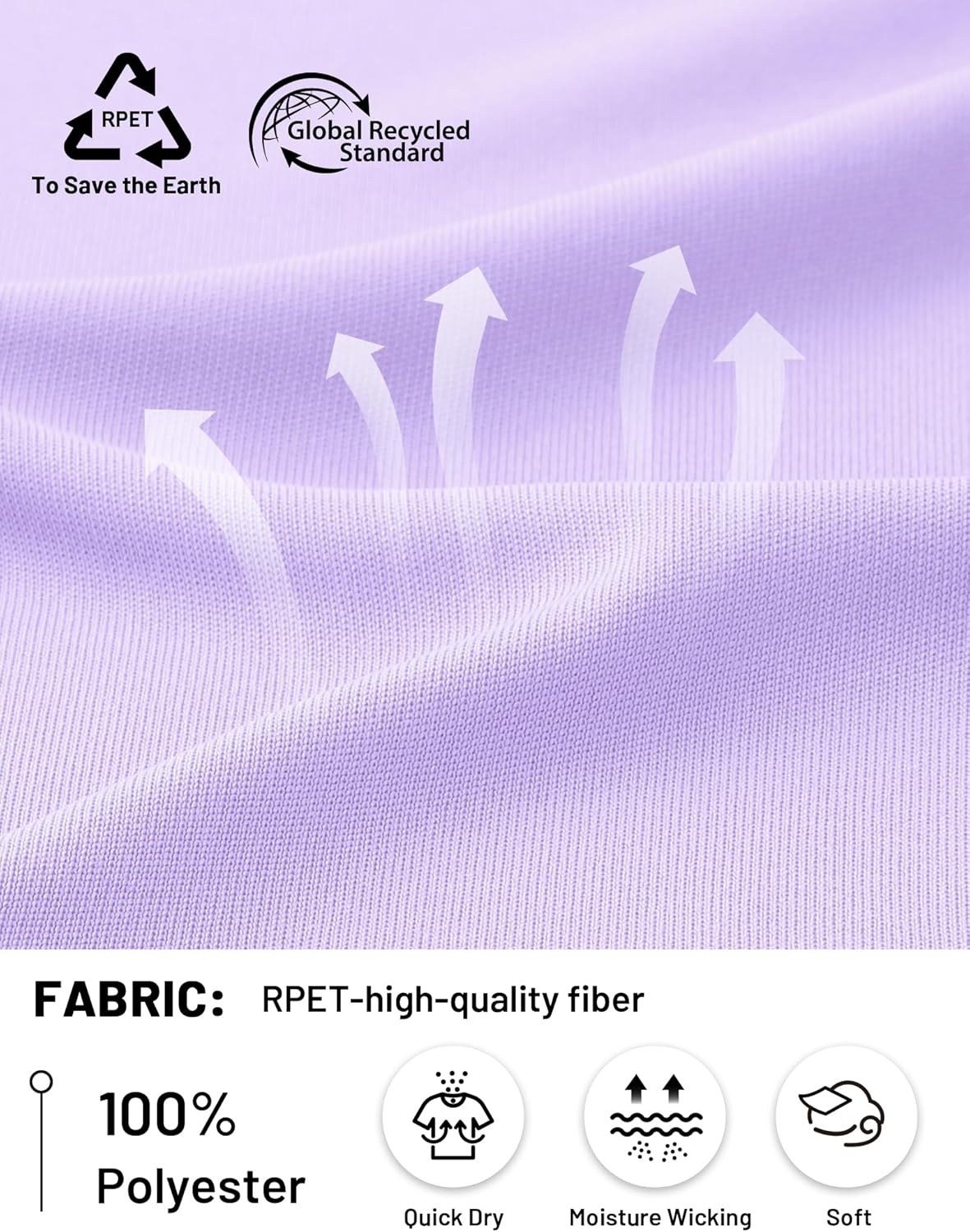 image:imageMIER Womens UPF 50 Sun Shirts Long Sleeve Workout UV Protection Dry Fit Athletic Running Gym Hiking Tops LightweightPurple