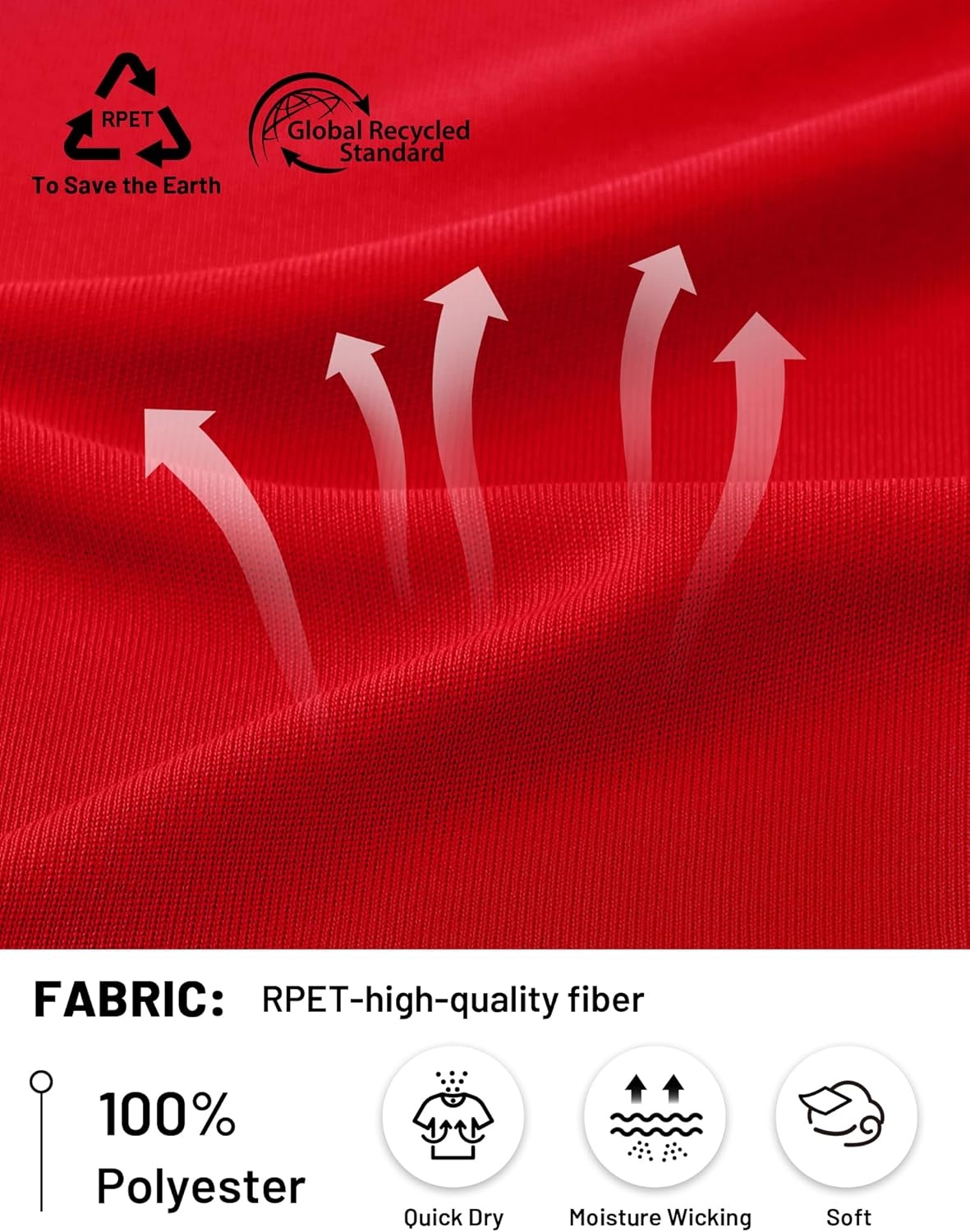 image:imageMIER Womens UPF 50 Sun Shirts Long Sleeve Workout UV Protection Dry Fit Athletic Running Gym Hiking Tops LightweightRed