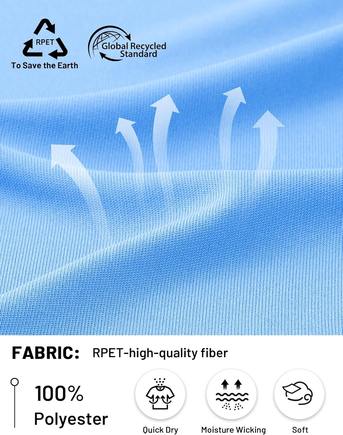 image:imageMIER Womens UPF 50 Sun Shirts Long Sleeve Workout UV Protection Dry Fit Athletic Running Gym Hiking Tops LightweightSky Blue