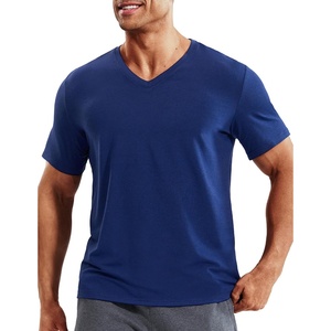 image:imageMIER Mens Dry Fit V Neck TShirts Workout Soft Short Sleeve Moisture Wicking Running Athletic Gym Casual Tee TopsHeather Navy