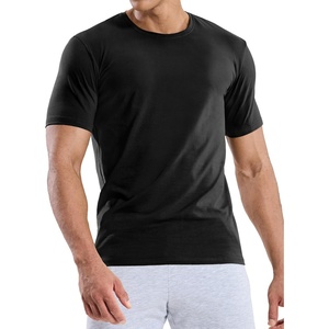 image:imageMIER Mens T Shirts Short Sleeve Crew Neck Cotton TShirts Casual Ultra Soft Tshirt Tops Classic Basic Tees BreathableBlack