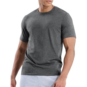 image:imageMIER Mens T Shirts Short Sleeve Crew Neck Cotton TShirts Casual Ultra Soft Tshirt Tops Classic Basic Tees BreathableHeather Grey