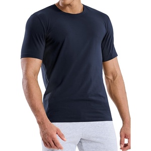 image:imageMIER Mens T Shirts Short Sleeve Crew Neck Cotton TShirts Casual Ultra Soft Tshirt Tops Classic Basic Tees BreathableNavy Blue