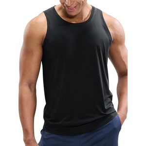 image:imageMIER Mens Tank Tops Workout Sleeveless Tee Shirts Muscle Athletic Gym Running Beach Tanks for Men Quick DryBlack
