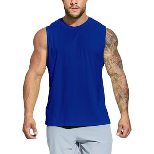 image:imageMIER Mens Workout Tank Tops UPF 50 Swim Shirts Quick Dry Running Sleeveless UV Protection Muscle TeesRoyal Blue