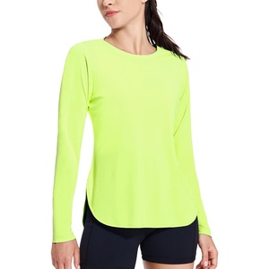image:imageMIER Womens UPF 50 Sun Shirts Long Sleeve Workout UV Protection Dry Fit Athletic Running Gym Hiking Tops LightweightGreen