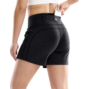 image:imageMIER XSofort Sweat Shorts for Women UltraSoft Quick Dry Summer Shorts for Athletic Running Casual Lounge Workout 3 PocketsHeather Black