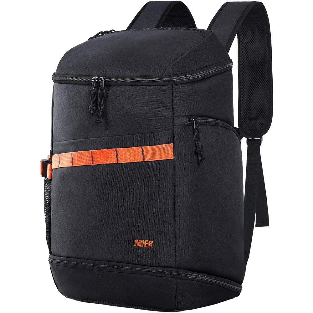 image:imageMIER Gym Backpack for Men and Women 35L Basketball Backpack with Shoe Compartment amp Wet Pocket Waterproof Sports Bag for Travel and WorkoutBlack