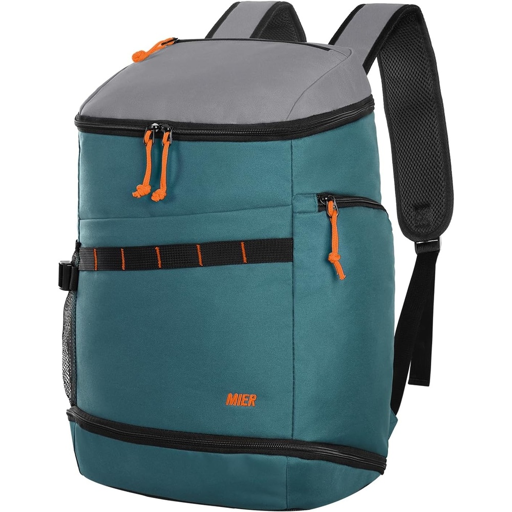 image:imageMIER Gym Backpack for Men and Women 35L Basketball Backpack with Shoe Compartment amp Wet Pocket Waterproof Sports Bag for Travel and WorkoutGreenGray