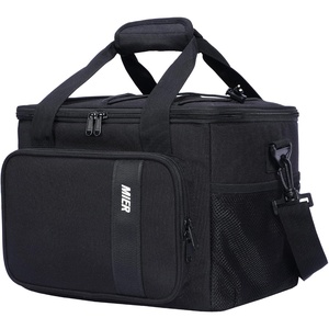 image:imageMIER Mens Lunchbox for Work Insulated 24 Cans15L Large Lunch Bags Leakproof Adult Women Lunch Box Coolers for Travel Beach Picnic Office BlackBlack