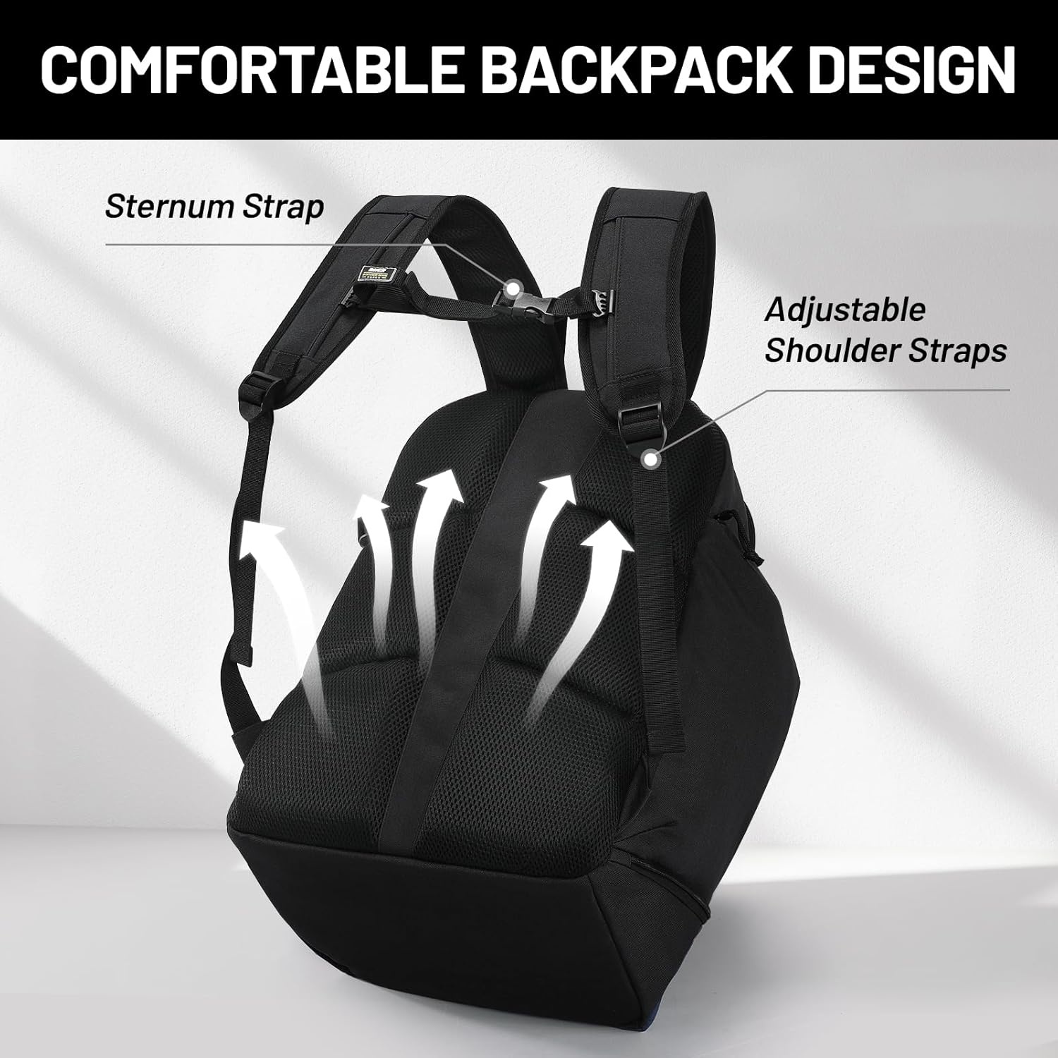 image:imageMIER Basketball Backpack Bags Sports Gym Backpacks with Shoe Compartment and Ball Holder for Adult Men Large Soccer BagBlack