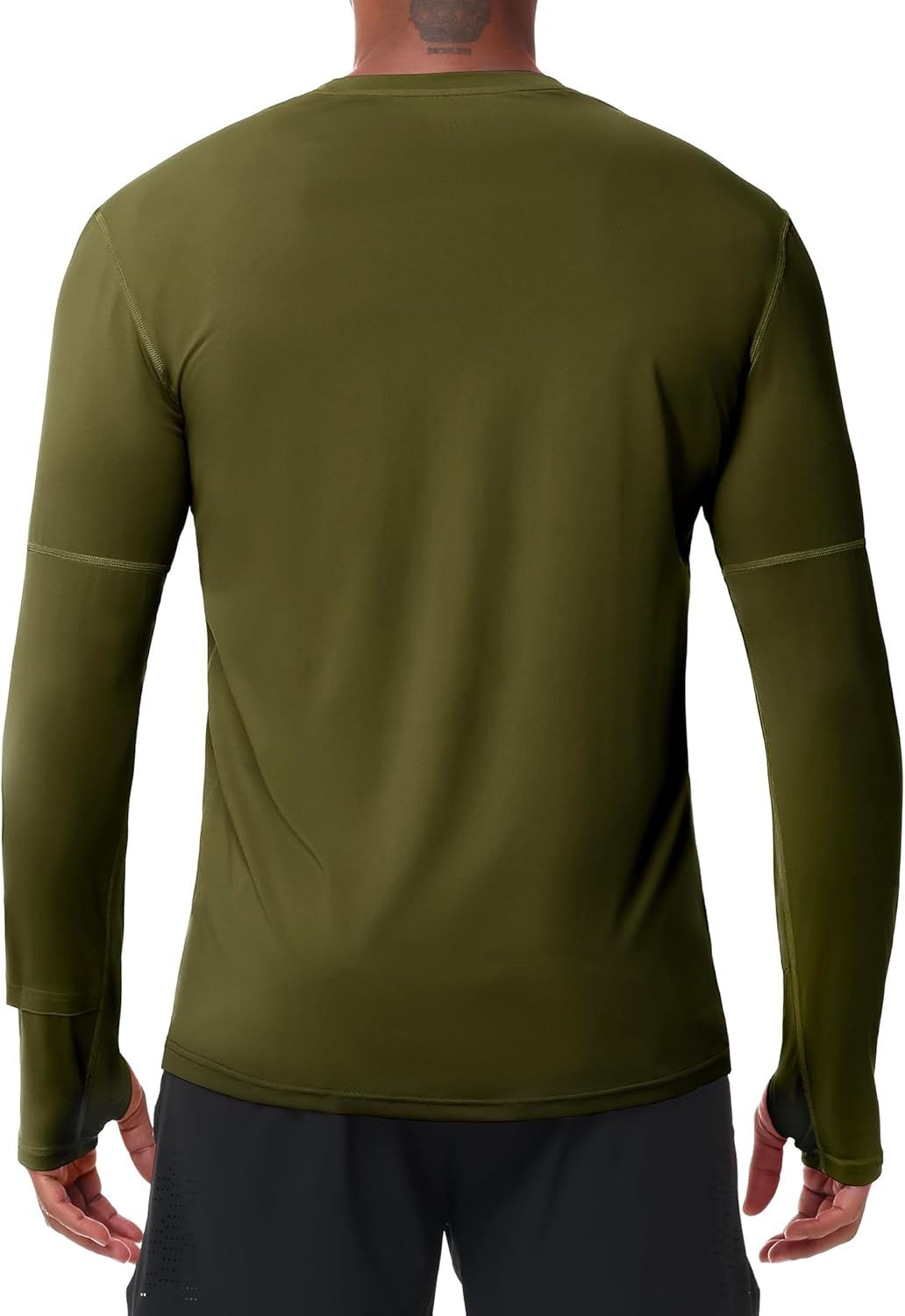 image:imageMIER Long Sleeve Shirts for Men UPF 50 UV Sun Protection Quick Dry Tee Shirt for Running Athletic Workout Gym FishingArmy Green