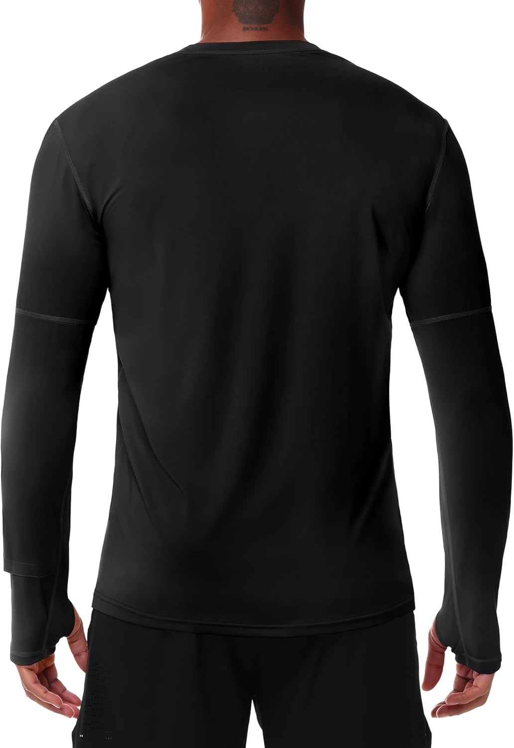 image:imageMIER Long Sleeve Shirts for Men UPF 50 UV Sun Protection Quick Dry Tee Shirt for Running Athletic Workout Gym FishingBlack