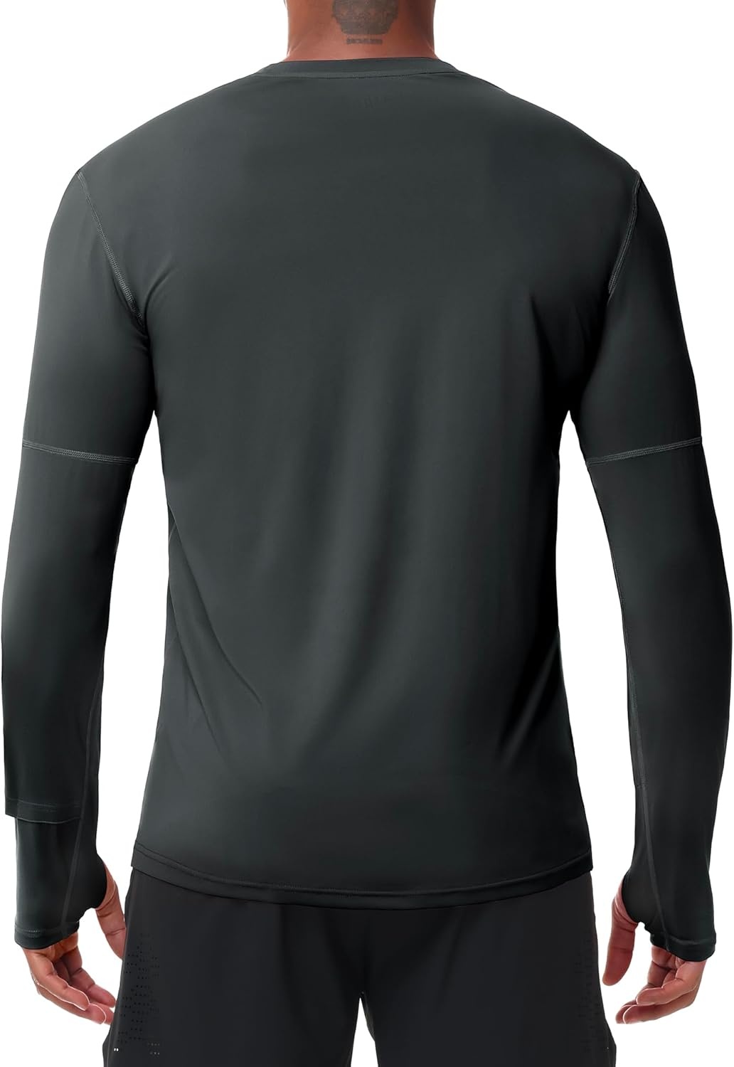 image:imageMIER Long Sleeve Shirts for Men UPF 50 UV Sun Protection Quick Dry Tee Shirt for Running Athletic Workout Gym FishingDark Grey