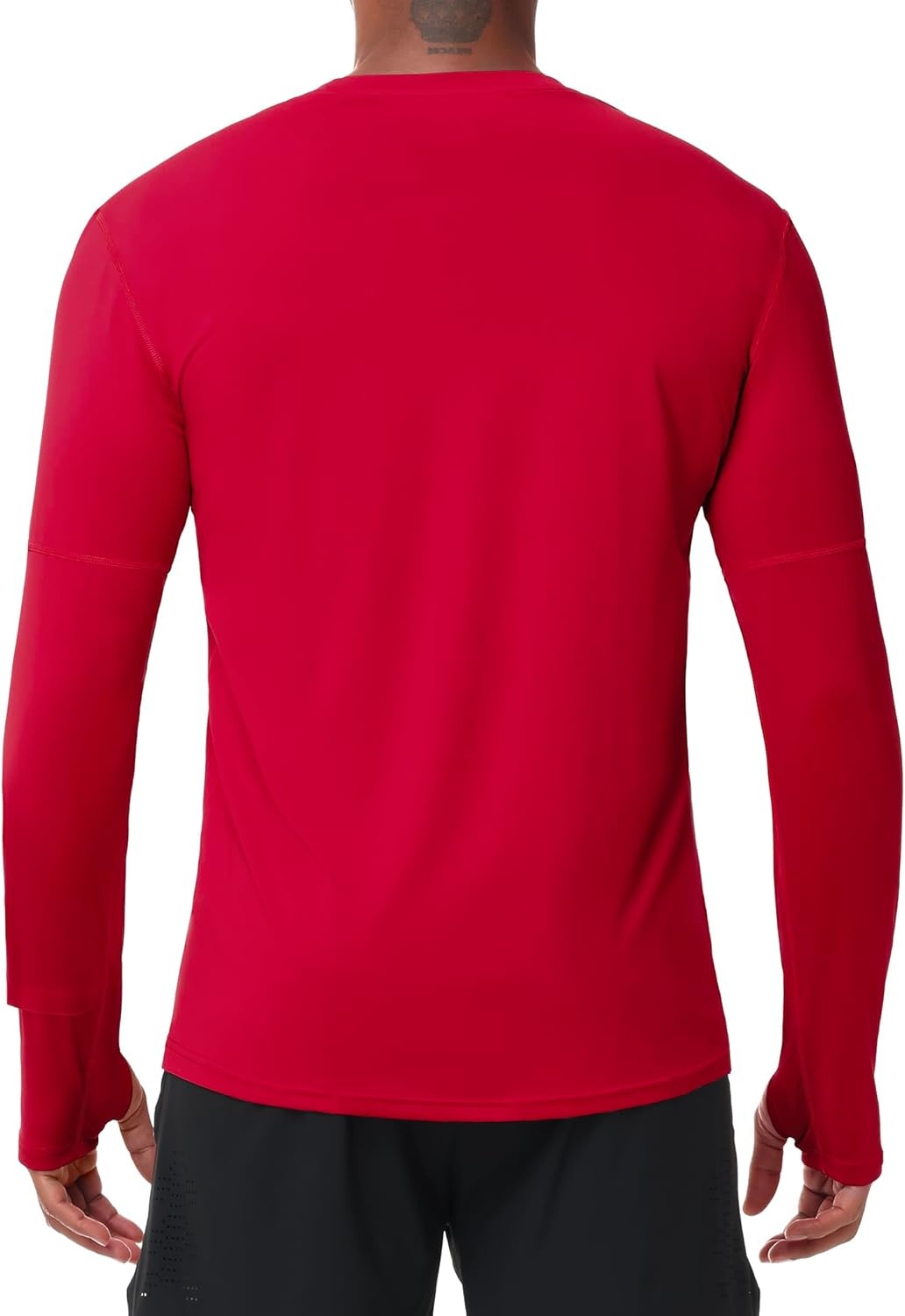 image:imageMIER Long Sleeve Shirts for Men UPF 50 UV Sun Protection Quick Dry Tee Shirt for Running Athletic Workout Gym FishingRed