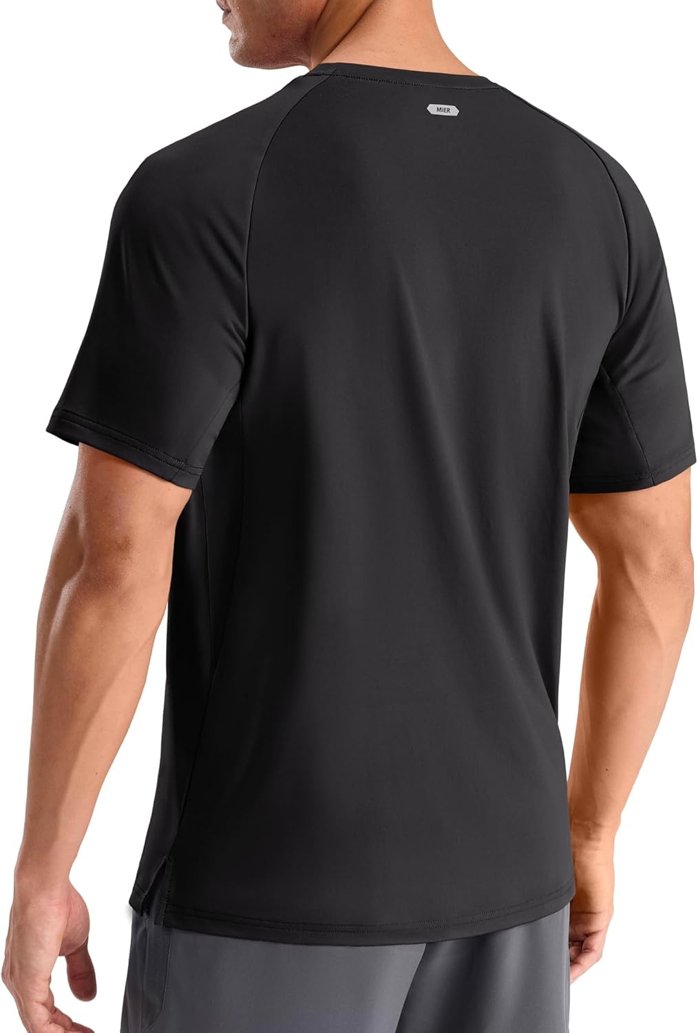 image:imageMIER Mens Dry Fit Running T Shirts Moisture Wicking COOL MAX Short Sleeve Workout Athletic Gym Sports Tee Shirts for MenBlack