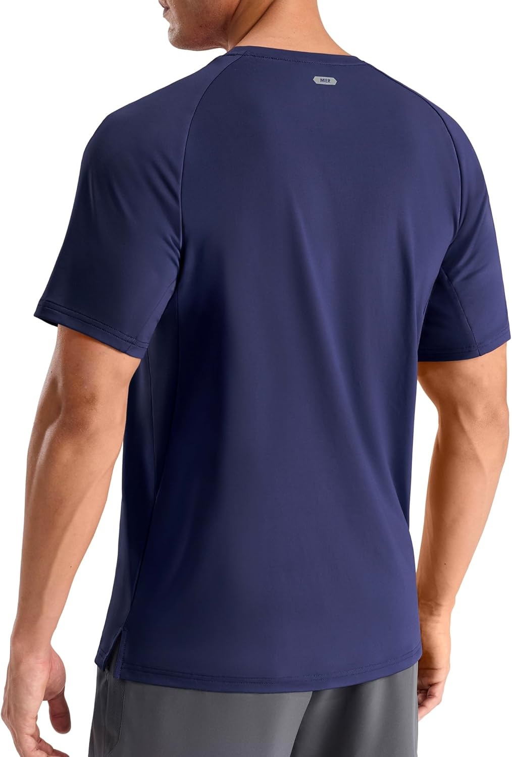 image:imageMIER Mens Dry Fit Running T Shirts Moisture Wicking COOL MAX Short Sleeve Workout Athletic Gym Sports Tee Shirts for MenNavy