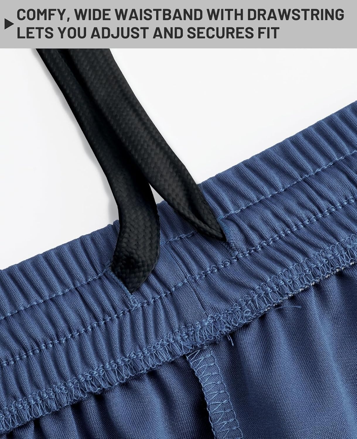 image:imageMIER Mens QuickDry AthleticSoccerBasketball Shorts Without Pockets No Liner Running Workout Training Active ShortsDark Blue