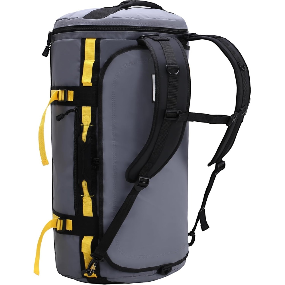 image:imageMIER Large Duffel Backpack Sports Gym Bag with Shoe Compartment Heavy Duty and Water Resistant Dark Green 60LGray