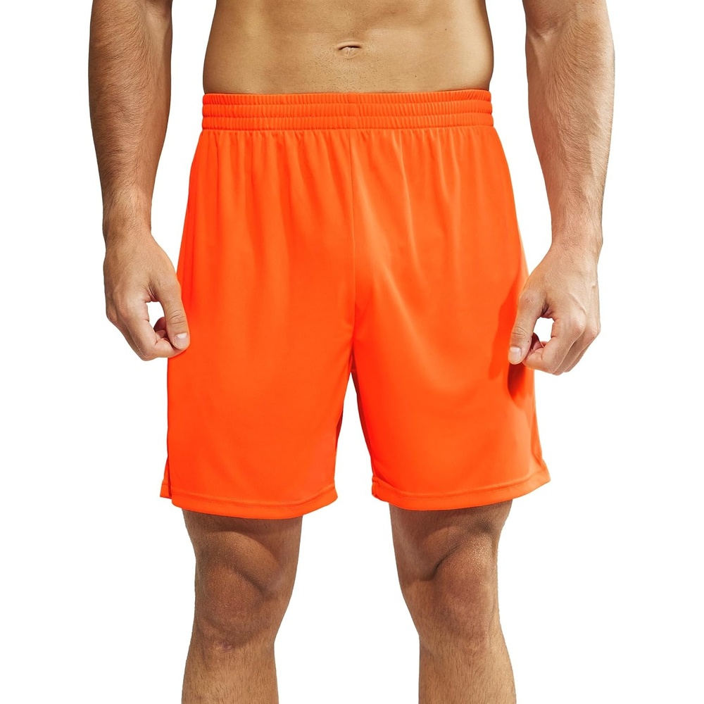 image:imageMIER Mens QuickDry AthleticSoccerBasketball Shorts Without Pockets No Liner Running Workout Training Active ShortsOrange