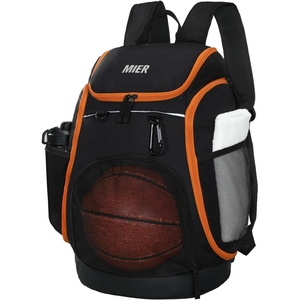 image:imageMIER Gym Backpack 40L Basketball Backpack with Ball Compartment amp Shoes Storage MultiFunctional Sports Soccer Bag Large Equipment Back Pack Volleyball Backpacks for Men WomenBlack