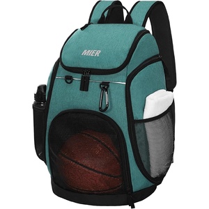 image:imageMIER Gym Backpack 40L Basketball Backpack with Ball Compartment amp Shoes Storage MultiFunctional Sports Soccer Bag Large Equipment Back Pack Volleyball Backpacks for Men WomenLight Green