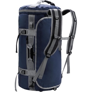 image:imageMIER Large Duffel Backpack Sports Gym Bag with Shoe Compartment Heavy Duty and Water Resistant Dark Green 60LNavy Blue