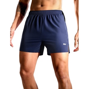 image:imageMIER Limitless  Mens 35 Running Shorts Quick Dry BriefLined Marathon Racing Shorts with Pockets PackableNavy