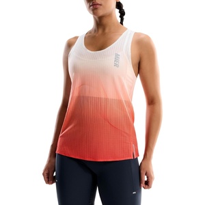 image:imageMIER Limitless  Running Tank Tops Womens Seamless Quick Dry Marathon Racing Singlets Ultra LightweightSunrise Coral