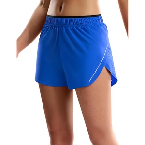 image:imageMIER Limitless  Womens 25 Running Shorts Dry Fit Marathon Racing Split Shorts with Zipper Pocket BriefLinedRoyal Blue