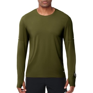 image:imageMIER Long Sleeve Shirts for Men UPF 50 UV Sun Protection Quick Dry Tee Shirt for Running Athletic Workout Gym FishingArmy Green