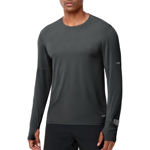 image:imageMIER Long Sleeve Shirts for Men UPF 50 UV Sun Protection Quick Dry Tee Shirt for Running Athletic Workout Gym FishingDark Grey