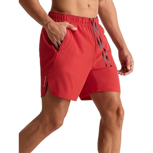 image:imageMIER Mens 2 in 1 Running Shorts  7 Workout Gym Athletic Shorts for Men Quick Dry Lightweight with Pockets for TrainingRed