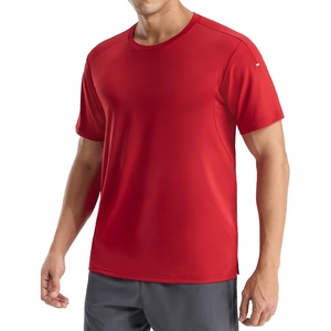 image:imageMIER Mens Dry Fit Running T Shirts  Moisture Wicking COOL MAX Short Sleeve Workout Athletic Gym Sports Tee Shirts for MenRed