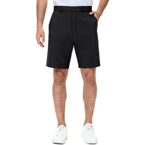 image:imageMIER Mens Golf Shorts 7  9  Stretch Lightweight Work Dress Flat Front Shorts with 4 Pockets for Casual Travel HikingBlack