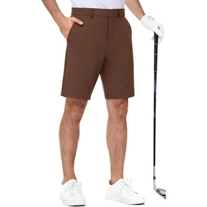 image:imageMIER Mens Golf Shorts 7  9  Stretch Lightweight Work Dress Flat Front Shorts with 4 Pockets for Casual Travel HikingBrown