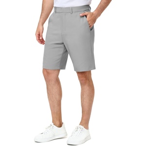 image:imageMIER Mens Golf Shorts 7  9  Stretch Lightweight Work Dress Flat Front Shorts with 4 Pockets for Casual Travel HikingLight Grey