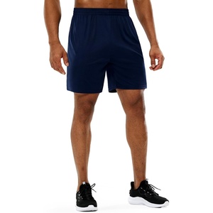 image:imageMIER Mens QuickDry AthleticSoccerBasketball Shorts Without Pockets No Liner Running Workout Training Active ShortsNavy