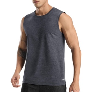 image:imageMIER Mens Tank Tops Quick Dry Workout Sleeveless Muscle Shirts Summer Gym Running Athletic Casual Tee Shirts UltraSoftHeather Charcoal
