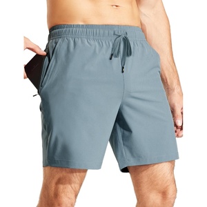 image:imageMIER Mens Workout Running Shorts 7 Inch Lightweight Athletic with Zipper Pockets No Liner QuickDry Gym Active ShortsCoolgrey