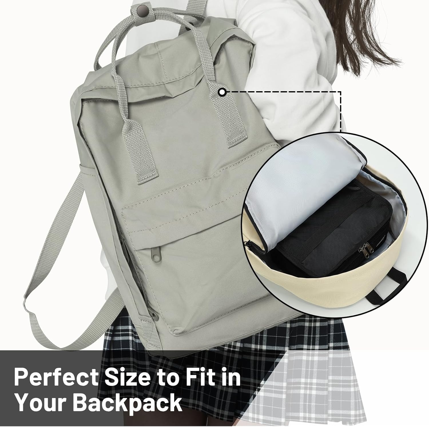image:imageMIER Insulated Lunch Box for Men Women Kids Portable Small Lunch Bag 9 CAN Compact Thermal Mini Cooler for School Work Picnic BlueBlack