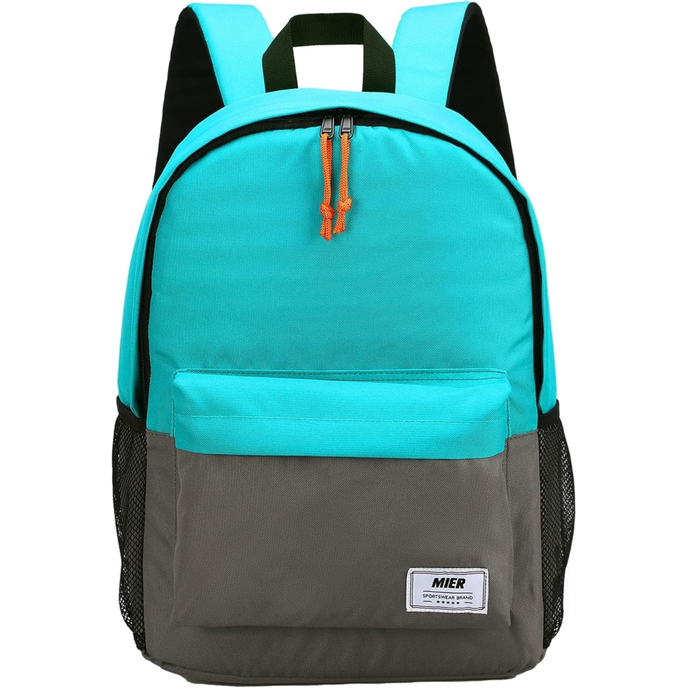 image:imageMIER Insulated Backpack Cooler Small Leakproof Lightweight Cute for Women Men to Work Picnics Camping Park Day Trips 15 LPeacock bluedark gray