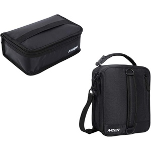 image:imageMIER Insulated Lunch Box Bag Expandable Lunch Pack for Men Women Black